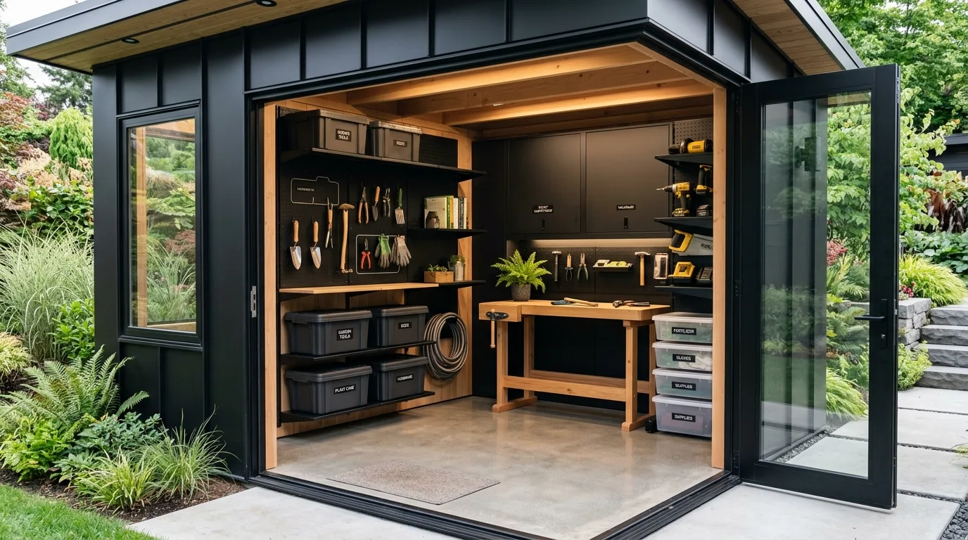 Modern Minimal Shed